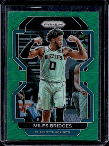 2021-22 Panini Prizm Miles Bridges Green #132 Hornets