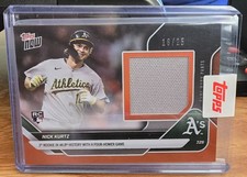 2025 Topps NOW Baseball - Nick Kurtz - Relic - Orange Parallel - 18 of 25 - 464A
