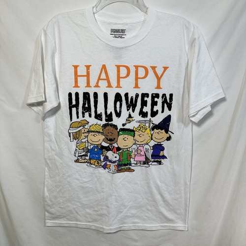 NWOT Peanuts Happy Halloween Medium Graphic T-Shirt Snoopy Charlie Brown Comic M