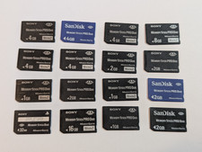 Lot of 16 Various Memory Stick Pro Duo Sony Sandisk
