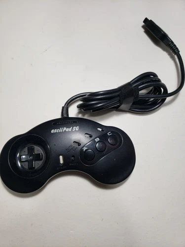 Sega Genesis Contoller Aftermarket By Asciiware Ascii Pad SG Game Pad Vintage