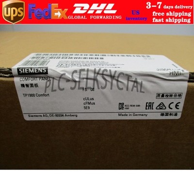 New Siemens 6AV2124-0UC02-0AX0 SIMATIC HMI TP1900 Comfort 6AV2 124-0UC02-0AX0