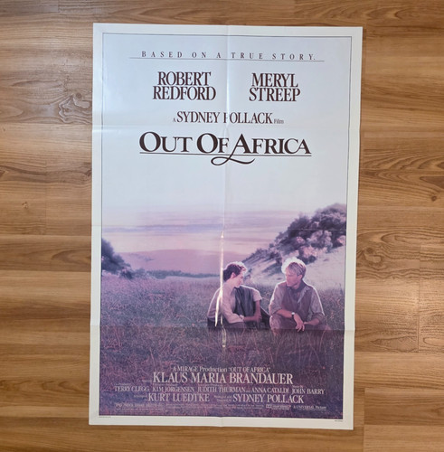 Out of Africa (1985) Original 1sh Movie Poster 27x41" Folded