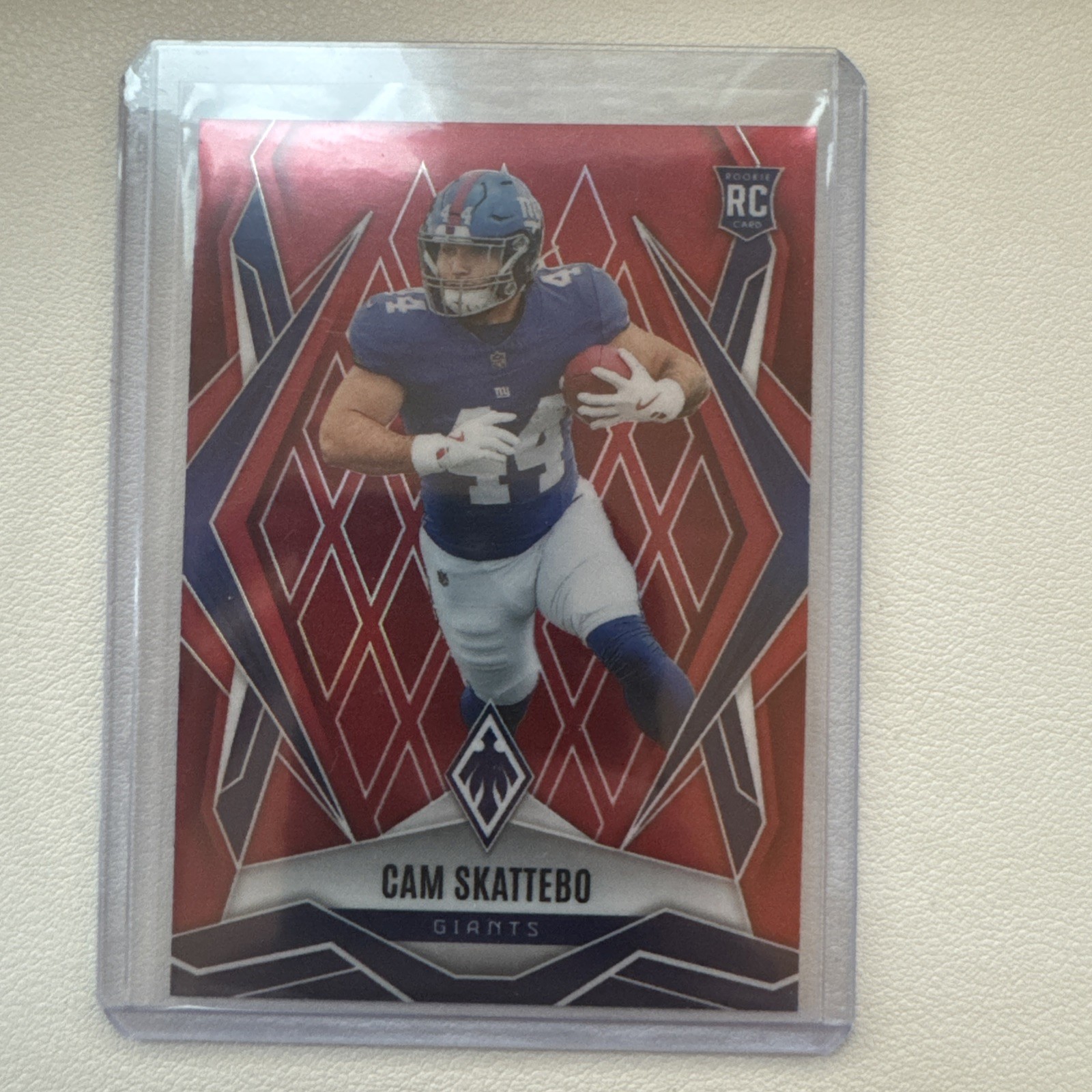2025 Panini Phoenix Red 52/99 RC Cam Skattebo #168 Giants Beast Rookie SSP