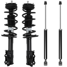 2Pcs Front Complete Struts Spring Assembly  2Pcs Rear Shock Absorbers Fits 2...