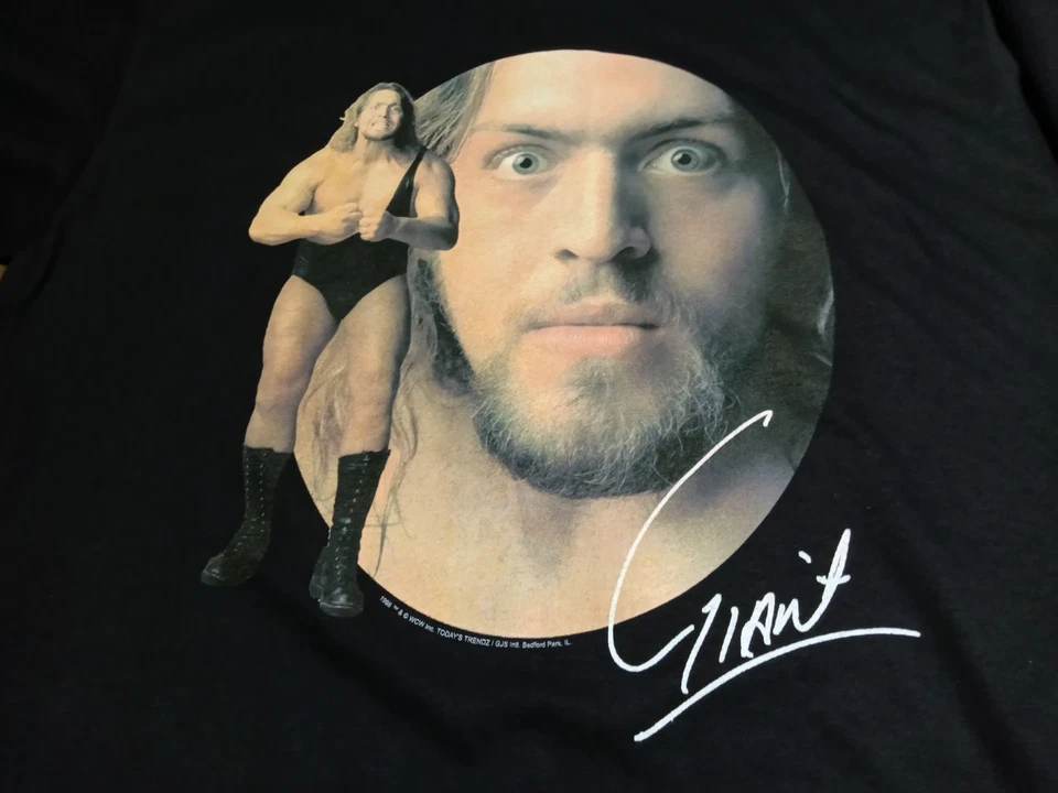 Camiseta De Colección WCW The Giant Nuevo Orden Mundial Gráfica Talla XL 1998 Tutlex Nueva Stock Antiguo  Foto 4 de 4