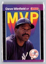 1989 Donruss #BC-11 Dave Winfield Bonus MVP's
