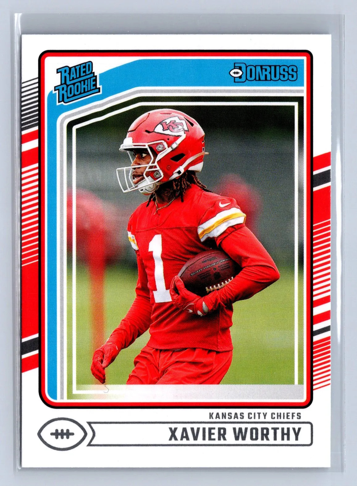 2024 Panini Donruss Rated Rookie Xavier Worthy #398