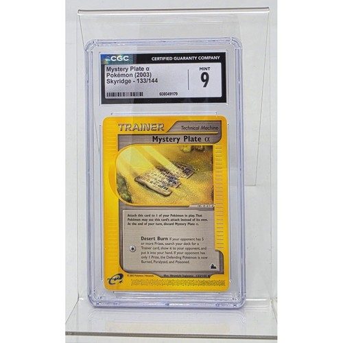 Mystery Plate α graded CGC 9 for sale on eBay