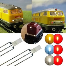 Duo LED 3mm Zylinder Bicolor LEDs 3-pin DIGITAL Lichtwechsel Loks Z&uuml;ge H0 TT 0 1
