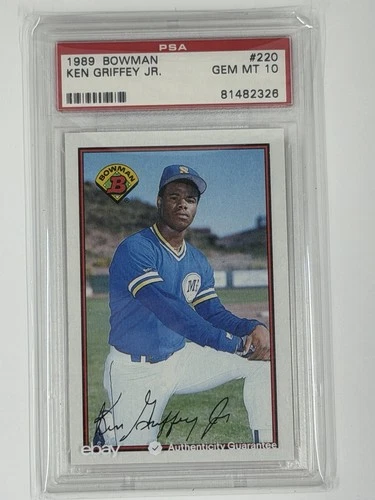 1989 Bowman - Ken Griffey Jr #220 (RC) PSA 10