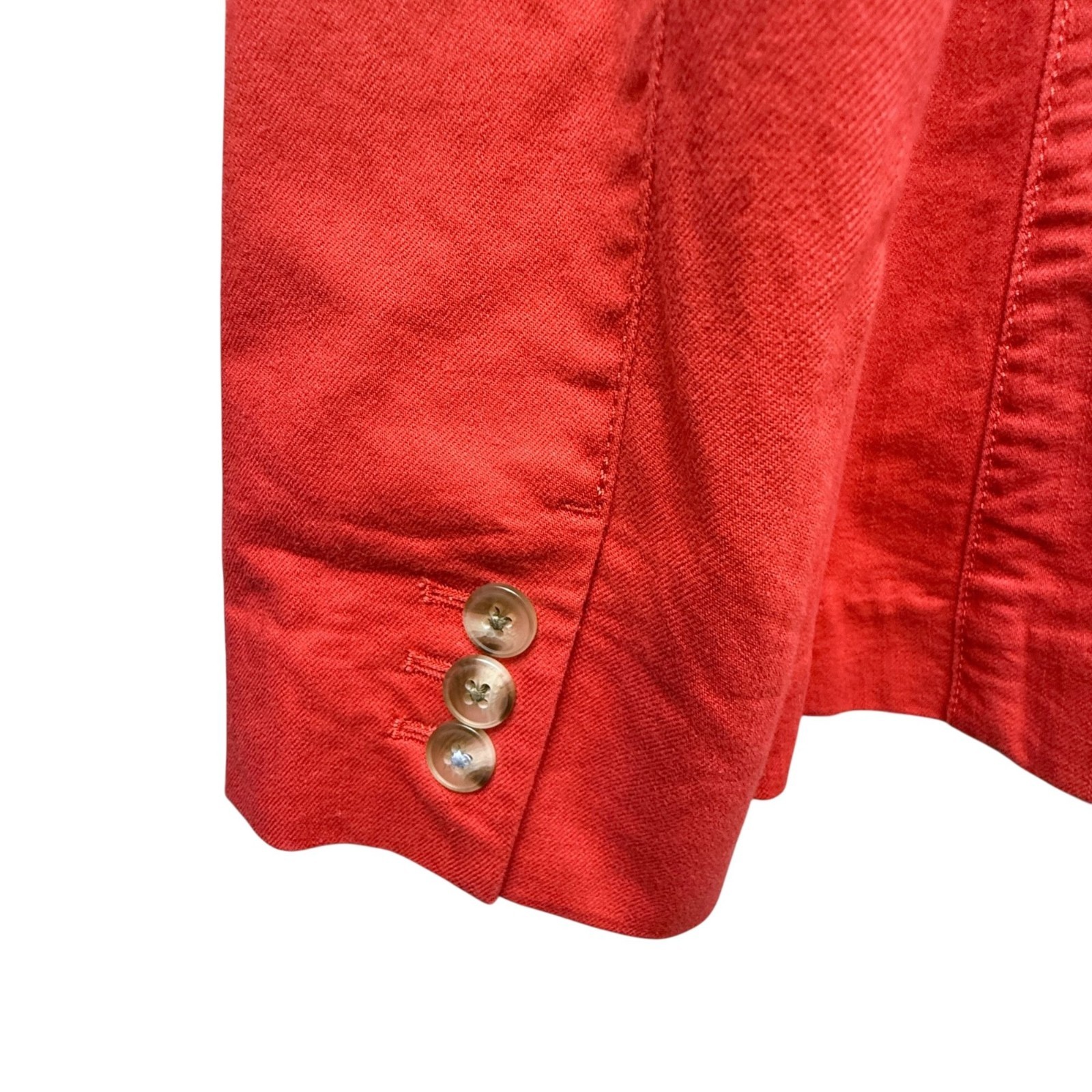 L.L. BEAN Coral Blazer Size XL Casual Womens Jacket Cotton Canvas