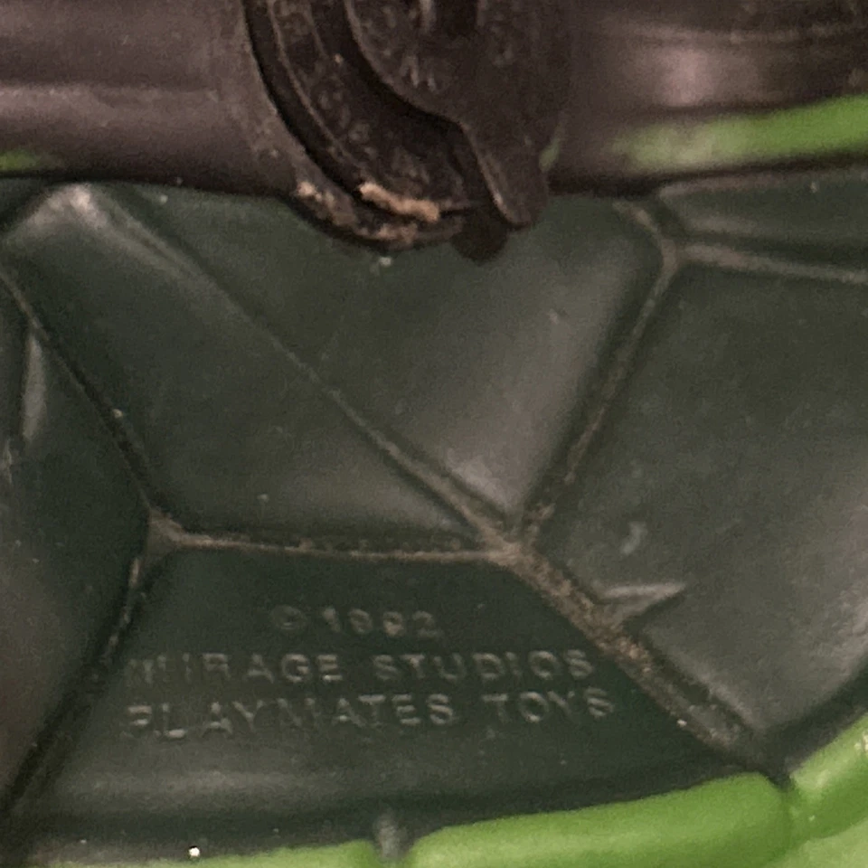 Raro 1992 TMNT Raphael My First Water Baby Ninja Turtles banho plugue solto - Imagem 4 de 4