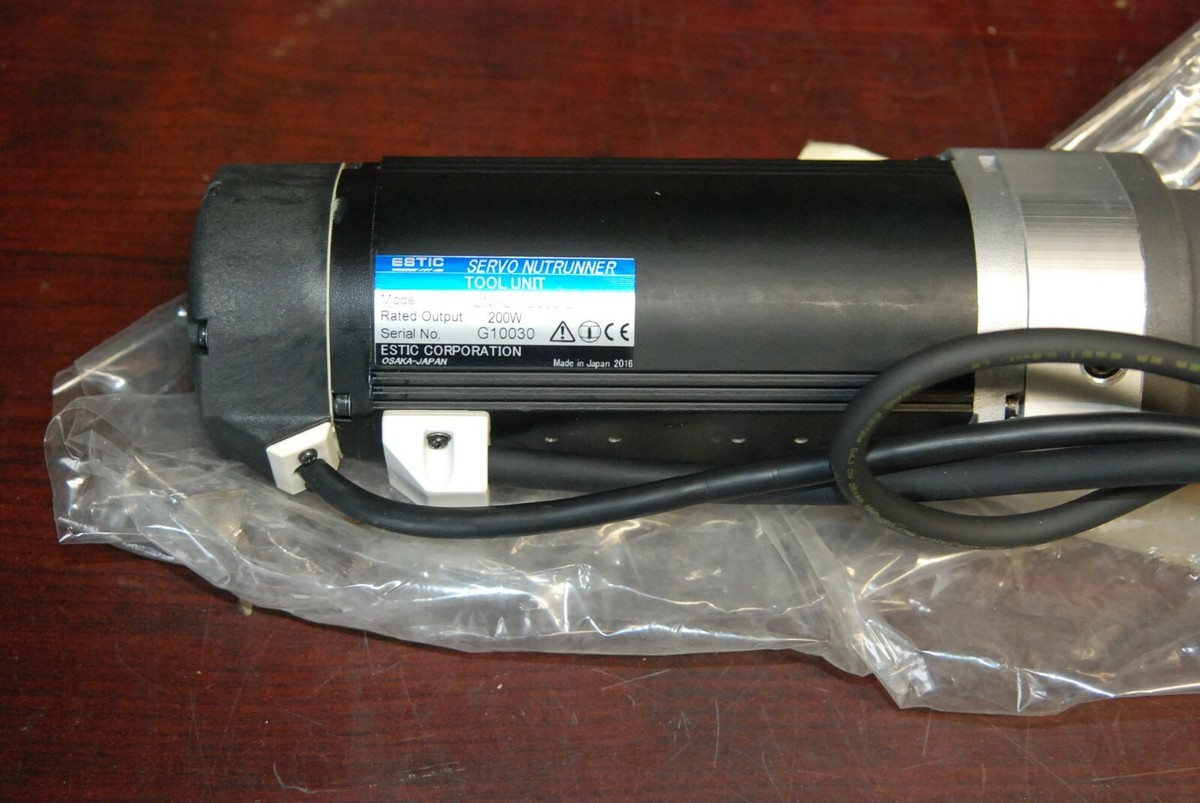 中古 ESTIC AC SERVO NUTRUNNER TNA1-CU20C 100W(HAWR50105D014) 中古 ESTIC AC SERVO NUTRUNNER TNA1-CU20 100W(HBDR50105B006)