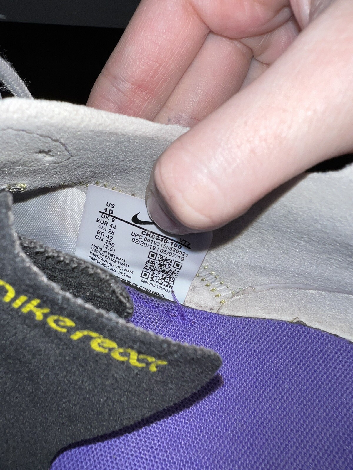 Nike React Element 55 Size US 9 Sneakers - image 11