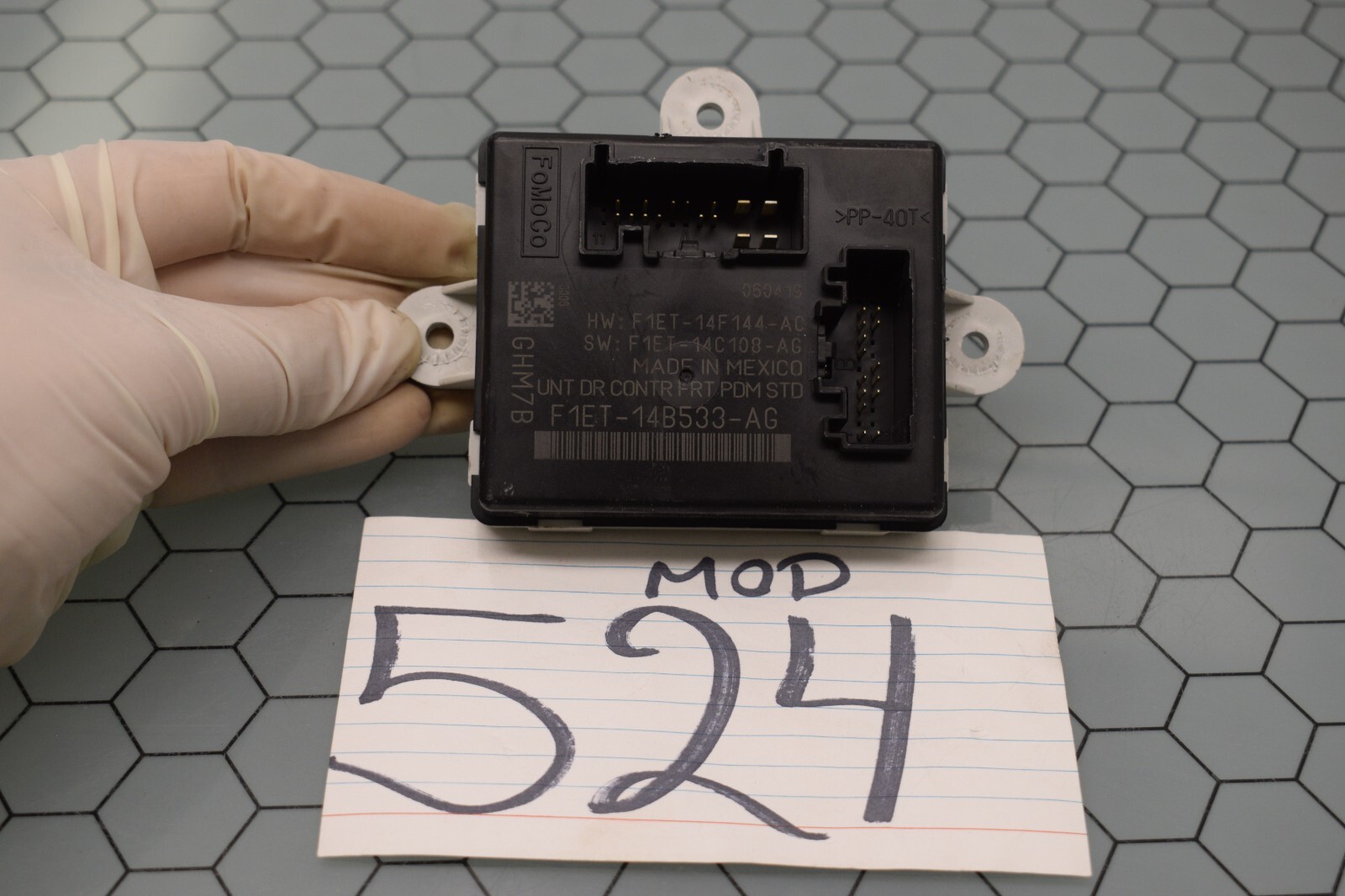 13 14 15 16 17 18 19 Ford Escape Right Front Door Control Module #524-MOD
