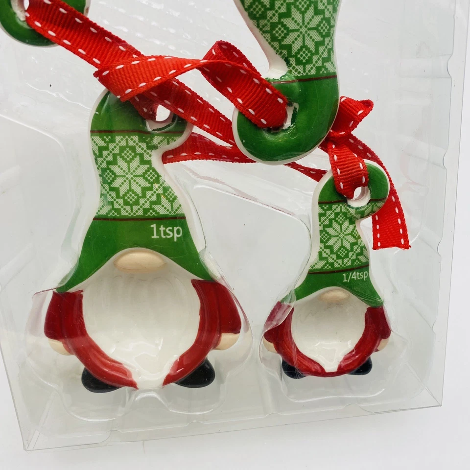 Signature Select Ceramic Christmas Gnome Measuring Spoons - Image 4 of 4