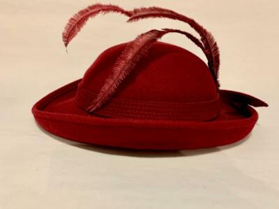 Vintage Saks fifth Avenue felt wool Hat Do you have a favorite hat on me? Three of them are felted  main image 4
