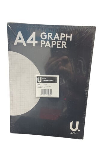 QUALITY A4 MATHS PAD SQUARED Or GRAPH PAPER Notepad Grid School Homework - Picture 1 of 1
