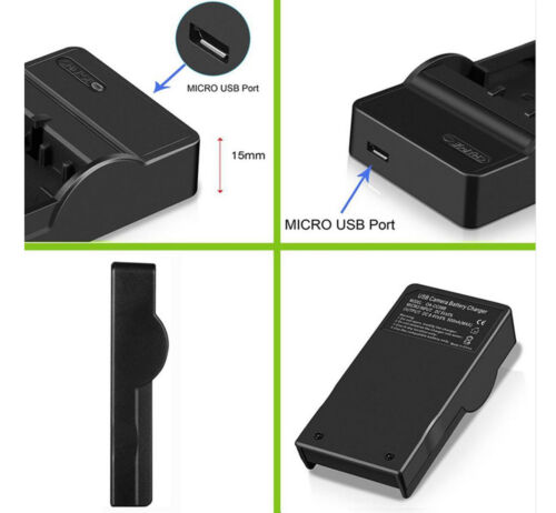 Battery Charger for Sanyo Xacti VPC-E1500,VPC-E1500TP,VPC-E1600TP Digital Camera - Picture 10 of 25
