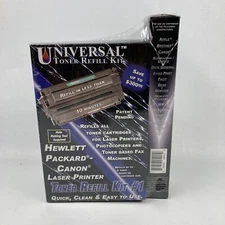 Universal Toner Refill Kit & Hole Making Tool All New Sealed HP Canon NIB