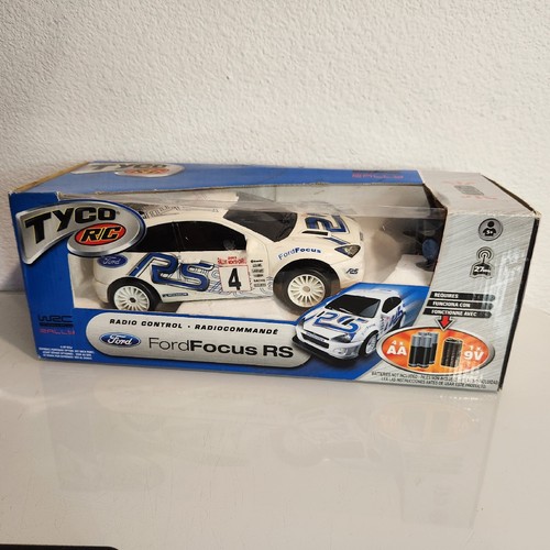 TYCO Ford Focus RS Rally Car. 1:16 Scale RC Car & Remote Battery ...