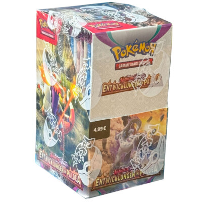 Pokemon - KP02 Entwicklungen in Paldea - 1 Display (18 Booster) - Deutsch