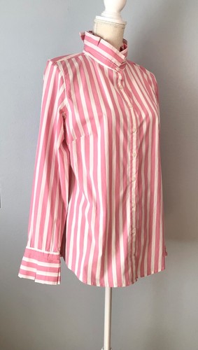 New Banana Republic Striped Button Shirt Blouse Top - Picture 4 of 10