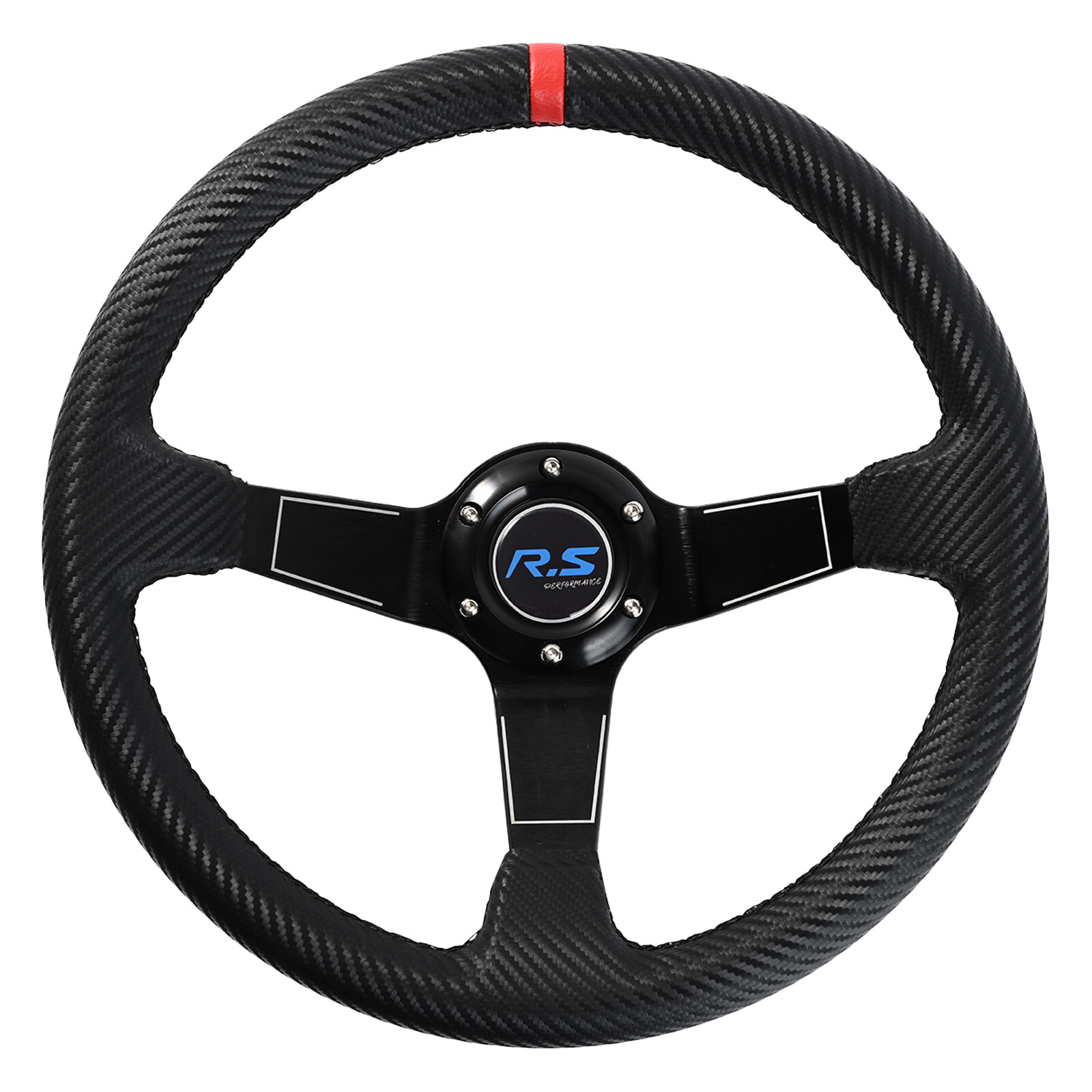 Sport Lenkrad tief geschüsselt Motorsport Rallye Racing Rennsport Lenkrad 350mm,