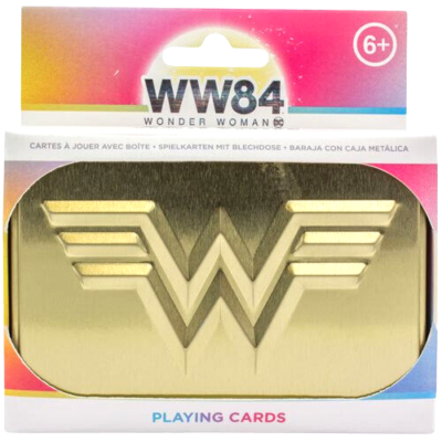 #ad Wonder Woman 1984 Playing Cards Standard Size Deck in Collectible Tin $14.75
