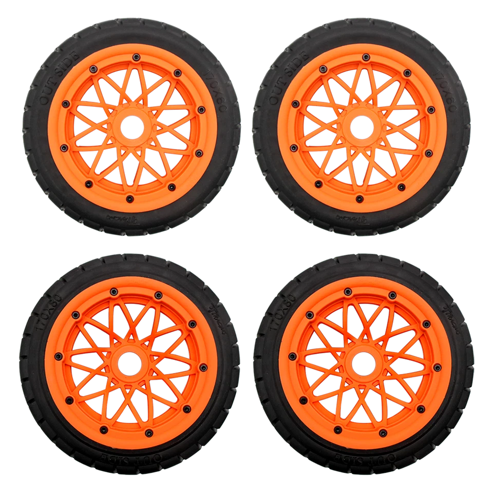 2pc Road Wheel Hinterradkombination für 1/5 RC HPI RV Km Baja 5B Car Parts - Bild 2 von 4