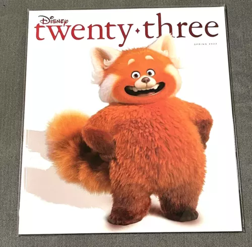 DISNEY D23 MAGAZINE SPRING 2022 TURNING RED PIXAR MOVIE! UNUSED UNREAD OOP SEALE