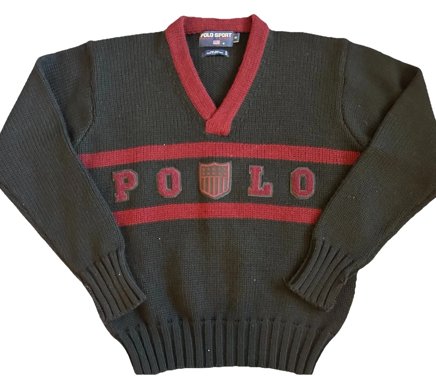 Polo Sport Black Sweaters for Men