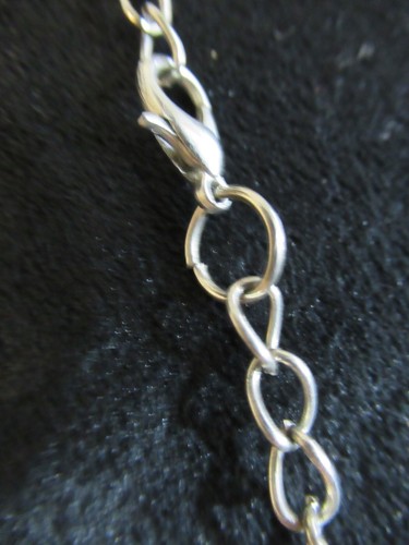 Silver tone Metal Necklace With Multi-Colored Beads - Picture 6 of 7