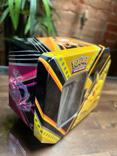 PokemanTin 7"x6"x2" with misc cards - Picture 6 of 6