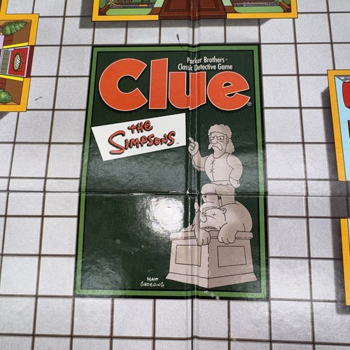 The Simpsons Clue game board 2002: Replacement BOARD ONLY - Picture 6 of 8