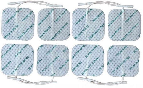 Square TENS/EMS Electrode Pads 2mm Pin Connection 5x5cm - Various Quantities - Picture 9 of 15