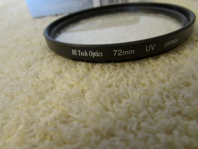 NOS HI TECH OPTICS 72MM UV FILTER    BX-AB - Image 2 of 3