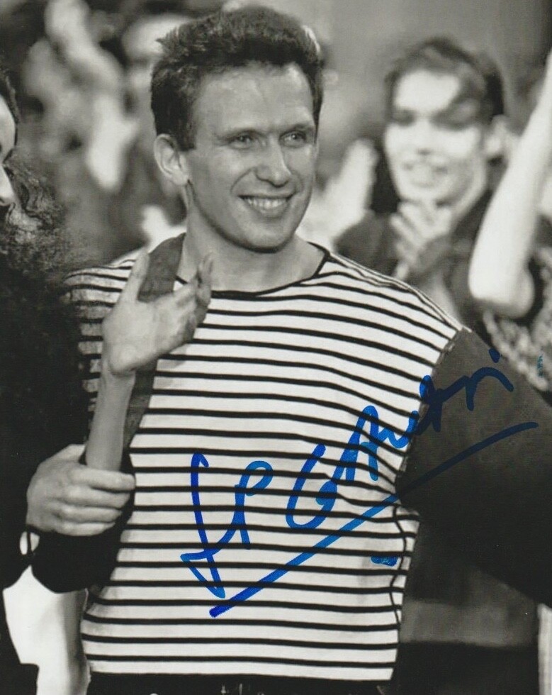 Designer Jean Paul Gaultier signed 8x10 photo | eBay
