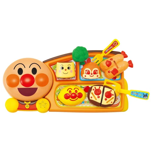 PALETA DE ALEGRÍA Anpanman Chisporroteando en un plato caliente! Almuerzo recién cocinado
