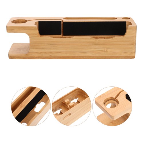 Set of 2 Mobile Phone Watch Charging Stand Desktop Docking Station Organizer - 第 4/12 張圖片