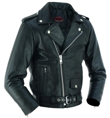 Kid s leather Jacket - Premium Leather Material Kid s Jacket with Unique Plain