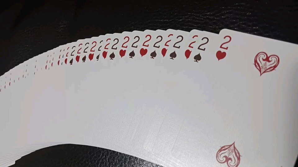 Bicycle Playing Cards FYREBIRD Double Svengali 2S + 2H Magic Trick