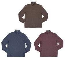 Tasso Elba 1/4 Zip Long Sleeve Mock Neck Men's Pullover Sweater NWT