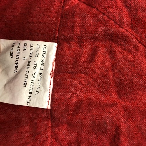 Vintage Thermal Slicks By Essex Color Block Quilted Hooded Jacket Kids Size 6 - Picture 21 of 23