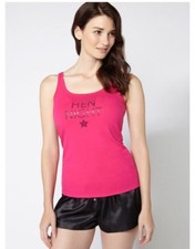 Boux Avenue Hen Night Camisole & Shorts Set Pyjamas Nightwear Size 12 BNWT