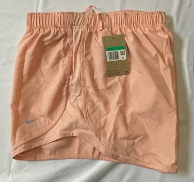 Nike Women's Tempo Running Shorts CU8890-800 Arctic Orange Size XLARGE