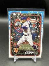 Francisco Lindor 2024 Topps Holiday Baseball Card #H36 New York Mets