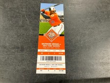 ORIOLES~2017 TICKET STUB 4/7/17 VS YANKEES~Donnie Hart FIRST WIN