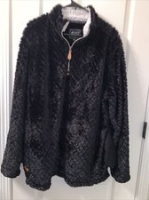 Women  s XXL Simply Southern Pullover Fleece Sherpa 1/4 Zip Sweater / Sweatshirt